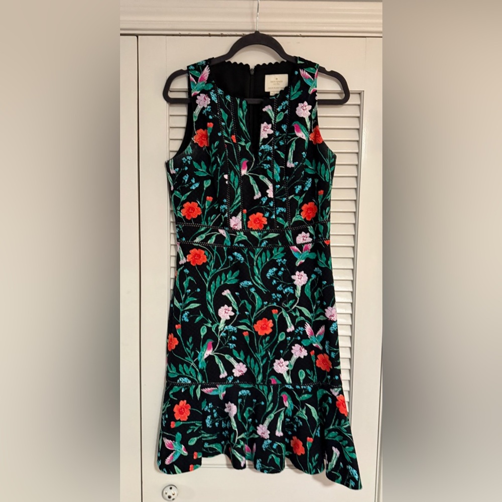 Kate Spade Jardin Tile Jacquard Dress - Picture 2 of 4